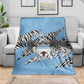 Personalized Lefatshe la Botswana Blanket Coat Of Arms - African and Zebra Patterns