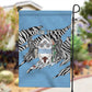 Personalized Lefatshe la Botswana Garden Flag Coat Of Arms - African and Zebra Patterns