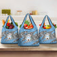 Personalized Lefatshe la Botswana Grocery Bag Coat Of Arms - African and Zebra Patterns