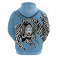 Personalized Lefatshe la Botswana Hoodie Coat Of Arms - African and Zebra Patterns