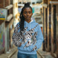 Personalized Lefatshe la Botswana Hoodie Coat Of Arms - African and Zebra Patterns