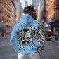 Personalized Lefatshe la Botswana Hoodie Coat Of Arms - African and Zebra Patterns