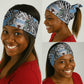 Lefatshe la Botswana Neck Gaiter Coat Of Arms - African and Zebra Patterns - African Pride