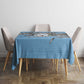 Personalized Lefatshe la Botswana Tablecloth Coat Of Arms - African and Zebra Patterns