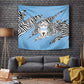 Personalized Lefatshe la Botswana Tapestry Coat Of Arms - African and Zebra Patterns