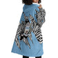 Personalized Lefatshe la Botswana Wearable Blanket Hoodie Coat Of Arms - African and Zebra Patterns