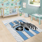 Custom Lefatshe la Botswana Football Area Rug Come On Dipitse