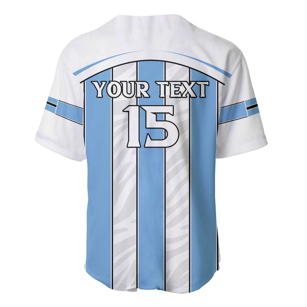 Custom Lefatshe la Botswana Football Baseball Jersey Come On Dipitse