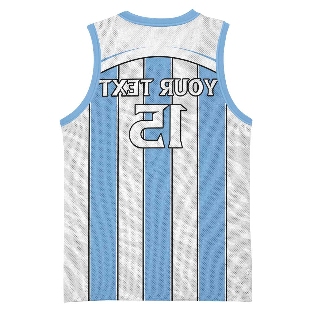 Custom Lefatshe la Botswana Football Basketball Jersey Come On Dipitse - African Pride