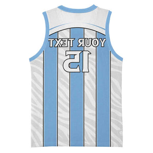 Custom Lefatshe la Botswana Football Basketball Jersey Come On Dipitse - African Pride
