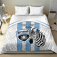 Custom Lefatshe la Botswana Football Bedding Set Come On Dipitse