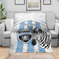 Custom Lefatshe la Botswana Football Blanket Come On Dipitse
