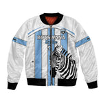 Custom Lefatshe la Botswana Football Bomber Jacket Come On Dipitse