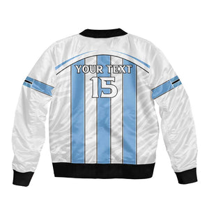 Custom Lefatshe la Botswana Football Bomber Jacket Come On Dipitse