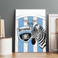 Custom Lefatshe la Botswana Football Canvas Wall Art Come On Dipitse