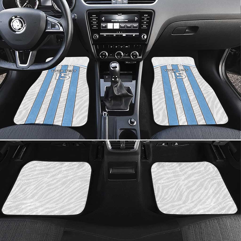 Custom Lefatshe la Botswana Football Car Mats Come On Dipitse