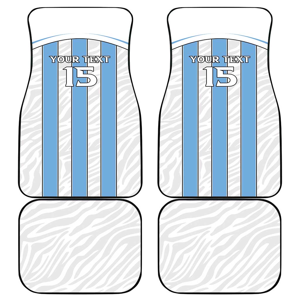 Custom Lefatshe la Botswana Football Car Mats Come On Dipitse