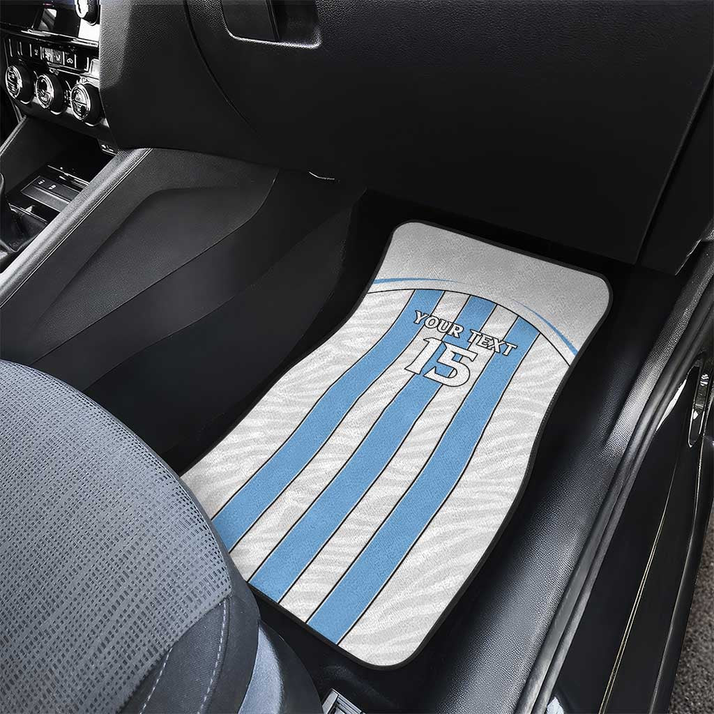 Custom Lefatshe la Botswana Football Car Mats Come On Dipitse