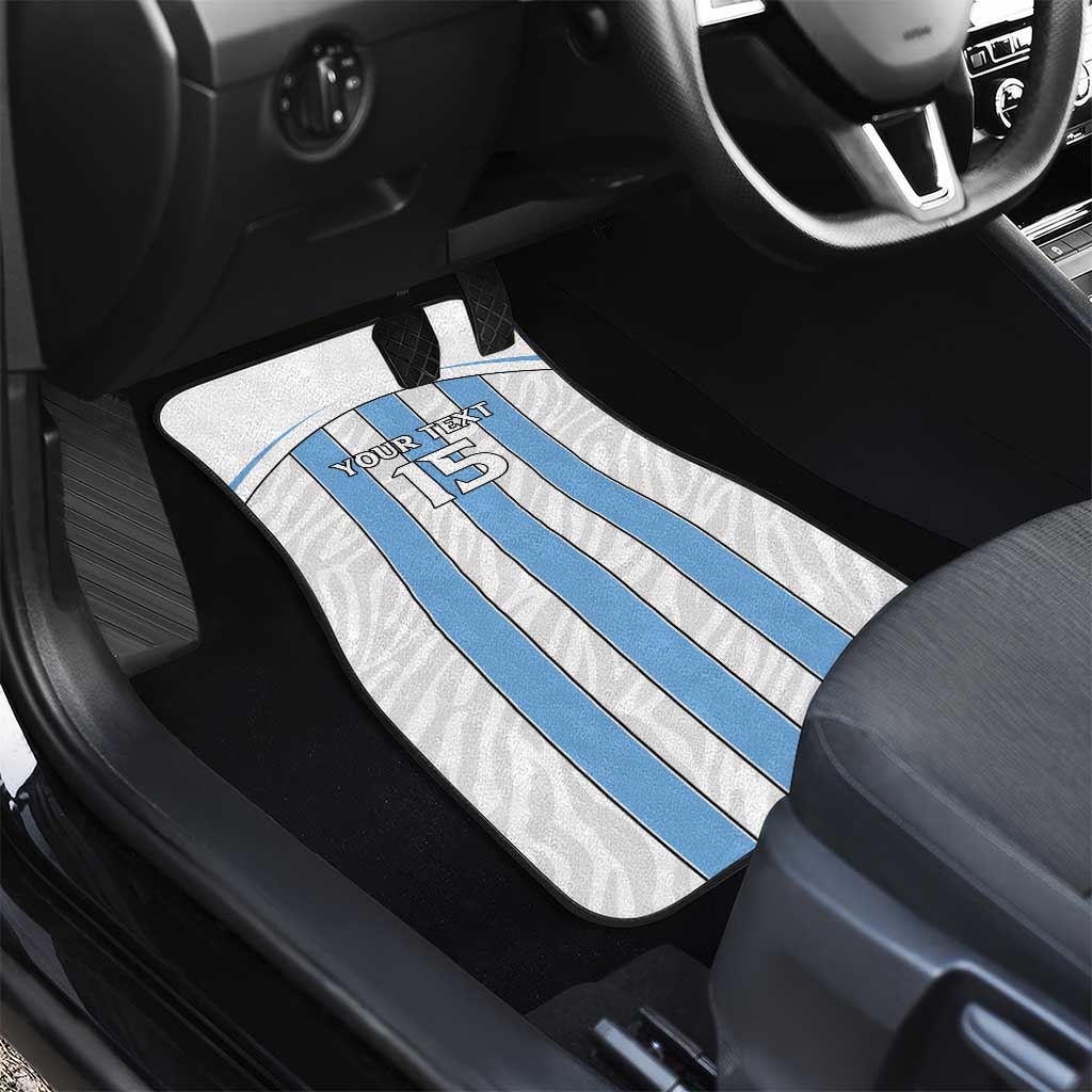 Custom Lefatshe la Botswana Football Car Mats Come On Dipitse