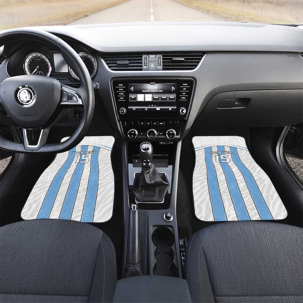 Custom Lefatshe la Botswana Football Car Mats Come On Dipitse