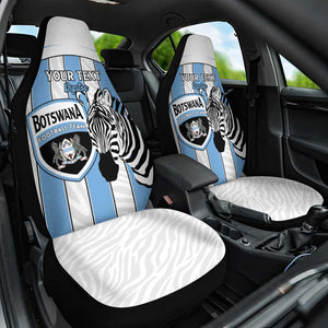 Custom Lefatshe la Botswana Football Car Seat Cover Come On Dipitse