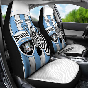 Custom Lefatshe la Botswana Football Car Seat Cover Come On Dipitse