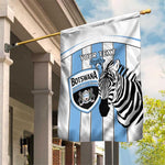 Custom Lefatshe la Botswana Football Garden Flag Come On Dipitse