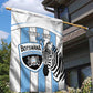 Custom Lefatshe la Botswana Football Garden Flag Come On Dipitse