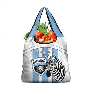 Custom Lefatshe la Botswana Football Grocery Bag Come On Dipitse
