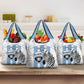 Custom Lefatshe la Botswana Football Grocery Bag Come On Dipitse