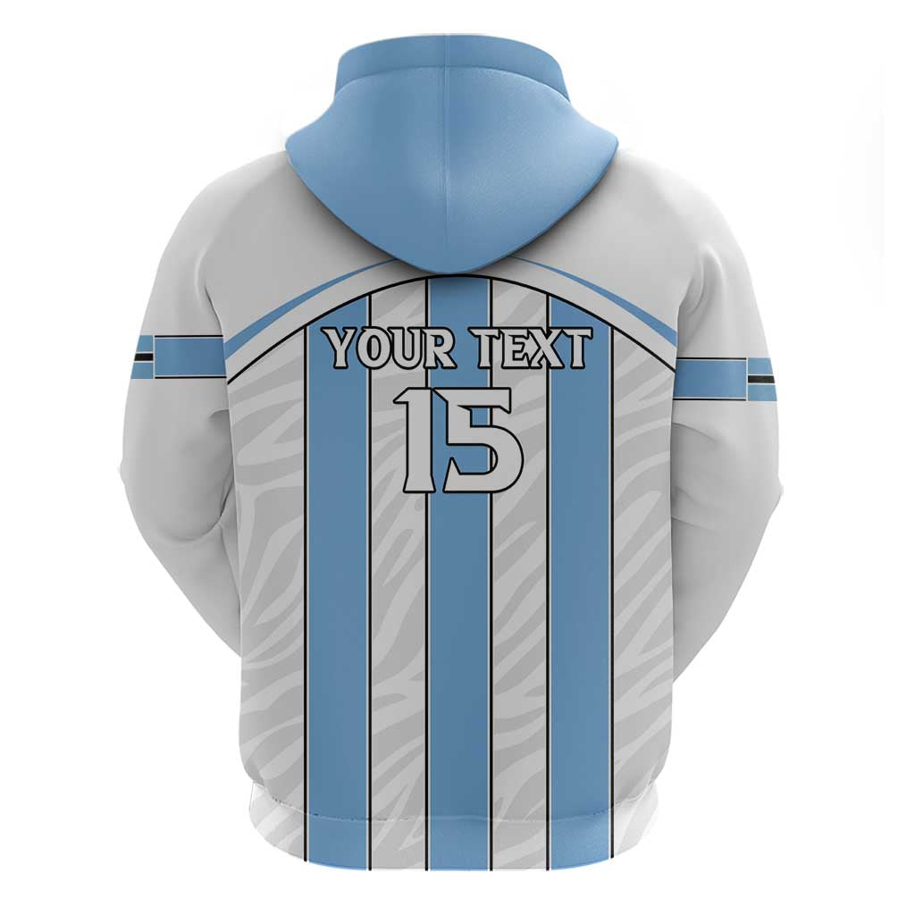 Custom Lefatshe la Botswana Football Hoodie Come On Dipitse