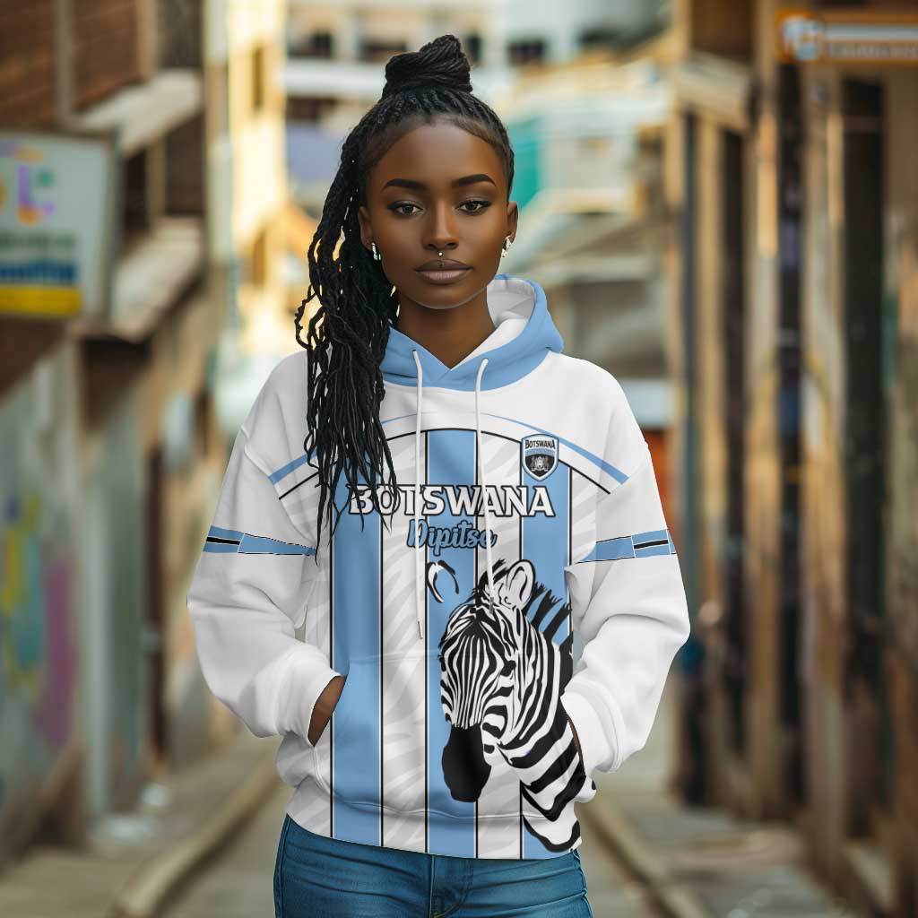 Custom Lefatshe la Botswana Football Hoodie Come On Dipitse