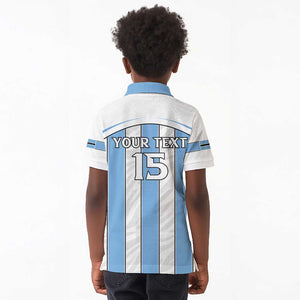 Custom Lefatshe la Botswana Football Kid Polo Shirt Come On Dipitse