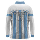 Custom Lefatshe la Botswana Football Long Sleeve Polo Shirt Come On Dipitse