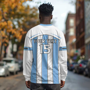 Custom Lefatshe la Botswana Football Long Sleeve Shirt Come On Dipitse