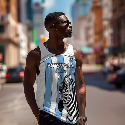 Custom Lefatshe la Botswana Football Men Tank Top Come On Dipitse