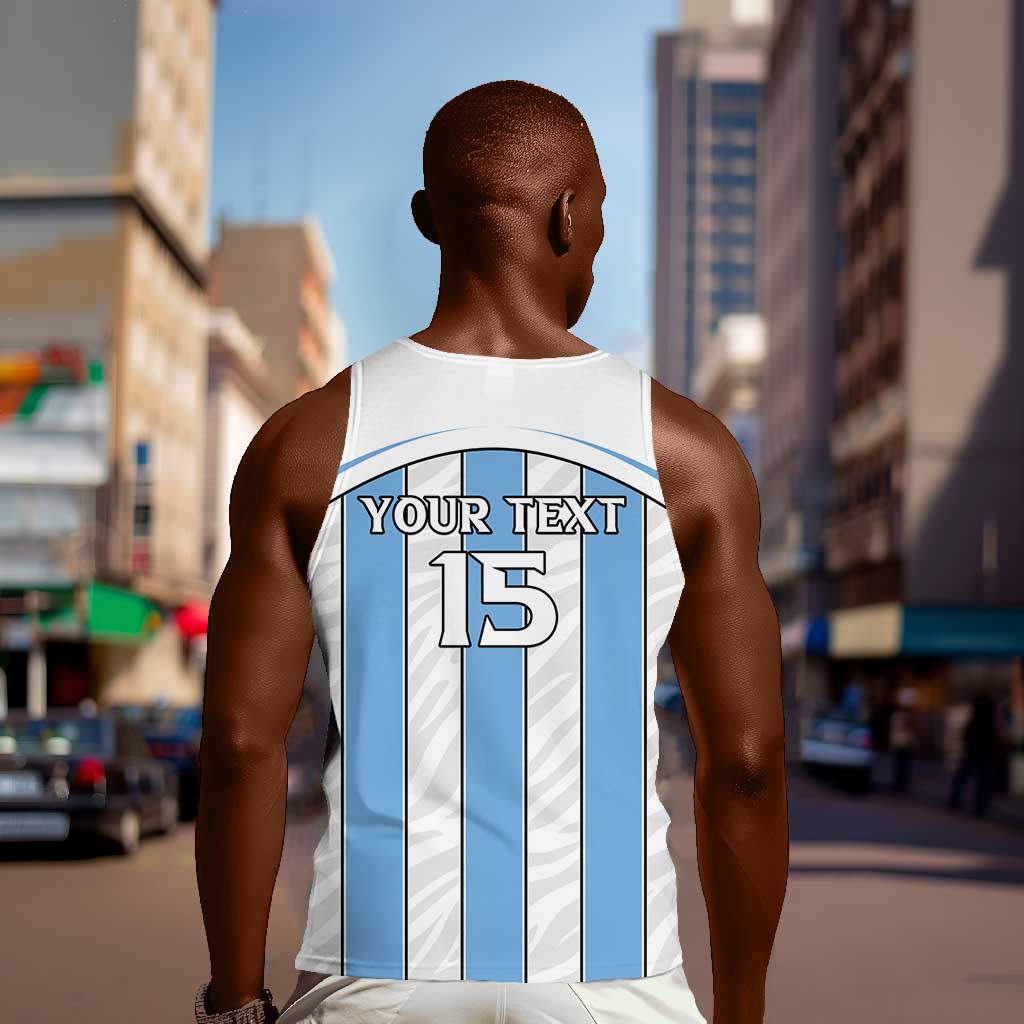 Custom Lefatshe la Botswana Football Men Tank Top Come On Dipitse