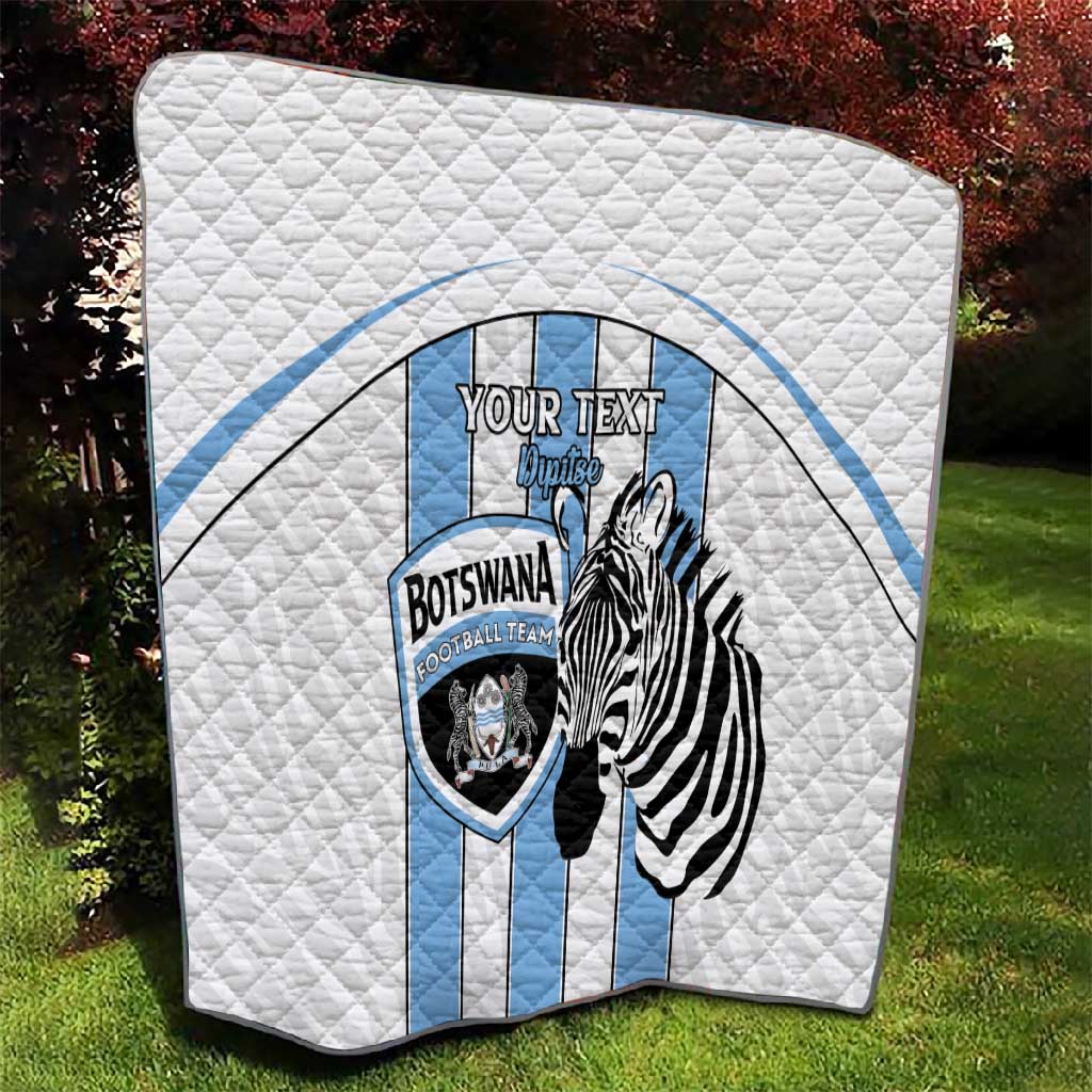 Custom Lefatshe la Botswana Football Quilt Come On Dipitse