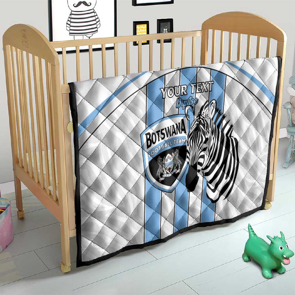 Custom Lefatshe la Botswana Football Quilt Come On Dipitse