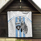 Custom Lefatshe la Botswana Football Quilt Come On Dipitse