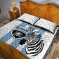 Custom Lefatshe la Botswana Football Quilt Bed Set Come On Dipitse