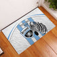 Custom Lefatshe la Botswana Football Rubber Doormat Come On Dipitse