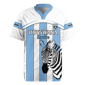 Custom Lefatshe la Botswana Football Rugby Jersey Come On Dipitse