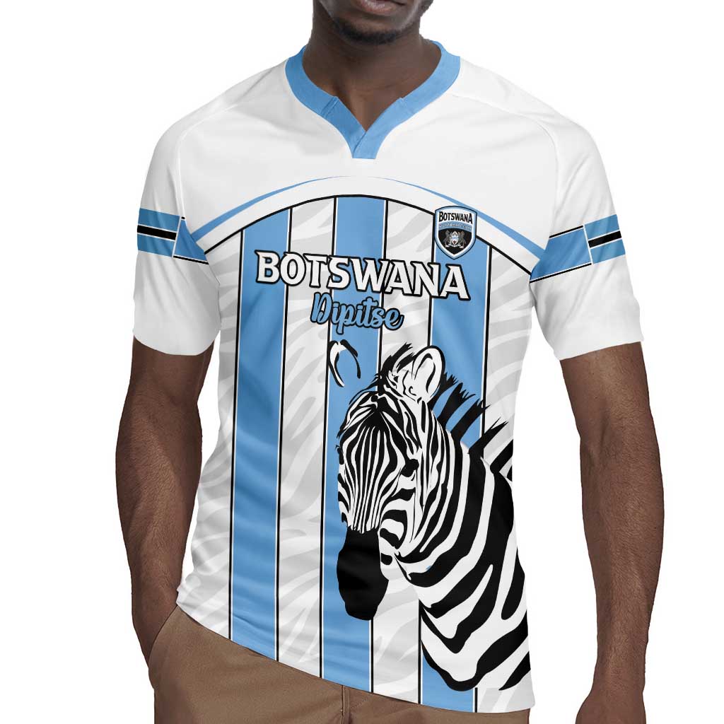 Custom Lefatshe la Botswana Football Rugby Jersey Come On Dipitse