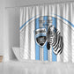 Custom Lefatshe la Botswana Football Shower Curtain Come On Dipitse