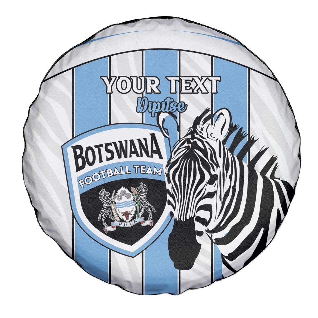 Custom Lefatshe la Botswana Football Spare Tire Cover Come On Dipitse