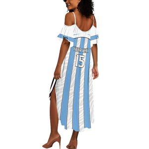 Custom Lefatshe la Botswana Football Summer Maxi Dress Come On Dipitse