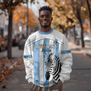 Custom Lefatshe la Botswana Football Sweatshirt Come On Dipitse