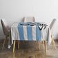 Custom Lefatshe la Botswana Football Tablecloth Come On Dipitse