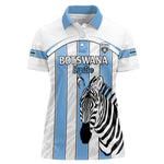 Custom Lefatshe la Botswana Football Women Polo Shirt Come On Dipitse